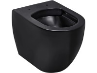 Schöner Wohnen Hänge-WC Antus spülrandlos Keramik Schwarz 35,5 x 36 cm Schöner Wohnen Hänge-WC Antus spülrandlos Keramik Schwarz 35,5 x 36 cm