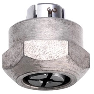Pinza di serraggio Metabo 3 mm con dado esagonale. Accessorio preciso per fresatrici.
