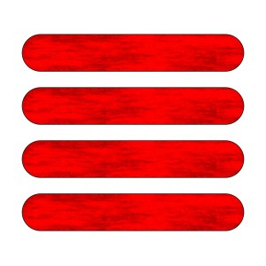 Autocollants réflecteurs rouges avec effet d'hologramme 3D pour panneaux.