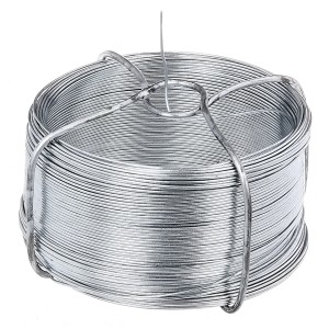 Bobine de fil galvanisé Gah Alberts, épaisseur 0,8 mm, longueur 50 m.