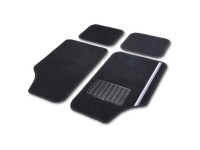 Cartrend Auto-Fussmatte Rally Textil Schwarz 4tlg. Cartrend Auto-Fussmatte Rally Textil Schwarz 4tlg.