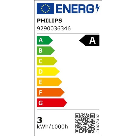 FARETTO A LED IN VETRO ''PHILIPS'' 550LMN GU10 3000K LUCE BIANCA