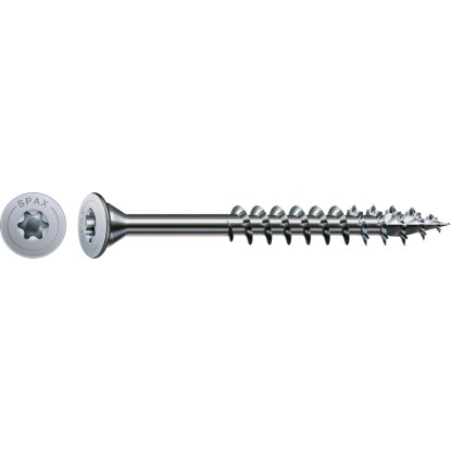 Spax Vite universale testa piatta profilo T-Star plus Ø 5 mm x 77 mm / 15 pz.