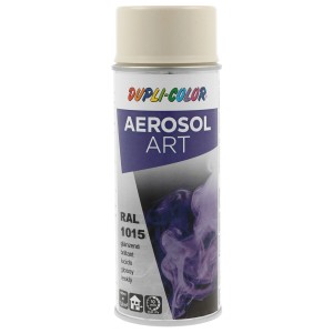 Dupli-Color Spray Aerosol-Art lucido, RAL 1015 Avorio chiaro, bomboletta da 400ml per riparazioni di vernice.