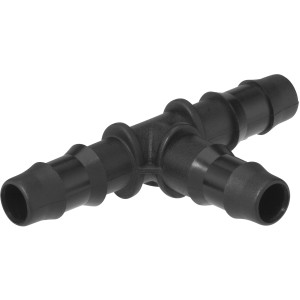 Geka Micro-Drip T-Stück Rohrverbinder, Ø 6mm, für Bewässerungssysteme.