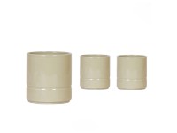 Portavaso in ceramica Verde pastello Ø 9 x 10 cm / 1 pz.