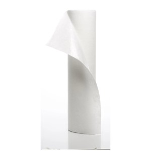 Rouleau de non-tissé de protection Arwin blanc, 50x1m, 160g/m², pour la protection lors de rénovations.