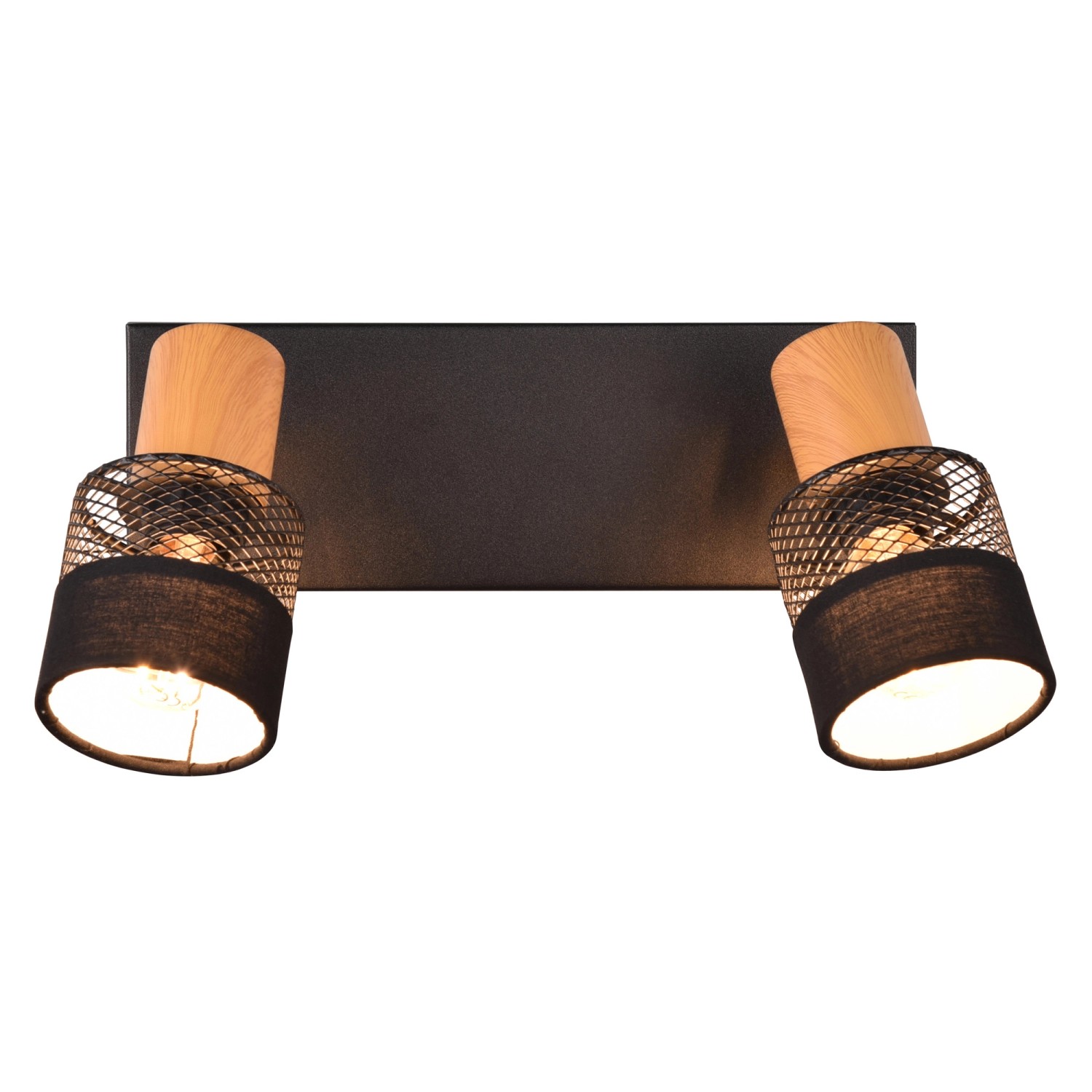 SLV OSSA 180 Wandleuchte – Moderne LED Innenlampe Mit Up- & Down-Light, R7S-Fassung, Für Flur & Treppen, Schwarz/weiß/aluminium