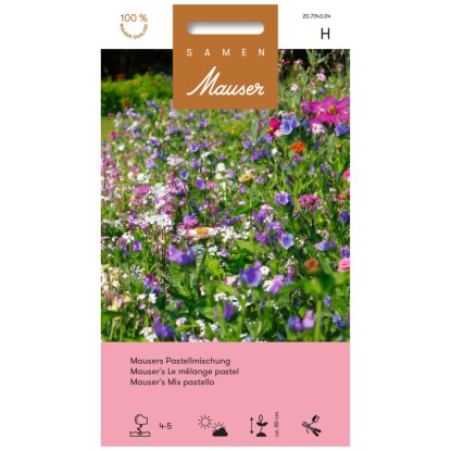 Samen Mauser Graines de fleurs Mélange pastel