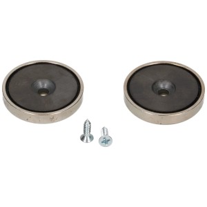Kit d'aimants pour multiprises, deux aimants et vis pour le montage.