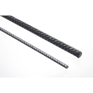 Tondo per cemento armato nervato, diametro 10 mm, lunghezza 2000 mm, per armatura del calcestruzzo.