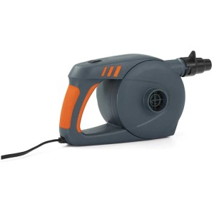Pompa ad aria elettrica Bestway Powergrip, 1100 l/min, grigio/arancione.