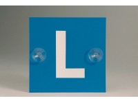 L-Schild mit Saugnäpfen Kunststoff 16 x 16 cm L-Schild mit Saugnäpfen Kunststoff 16 x 16 cm