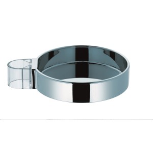 Hansgrohe Casetta C Seifenschale, Chrom, zur Montage an Brausestange.