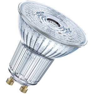 Osram LED Reflector Par16, bianco freddo, dimmerabile, GU10, 4.5W, confezione da 5.