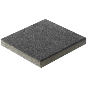 Lastra per esterni Vicenza antracite, 40x40 cm, ideale per terrazze e vialetti. Piastrella per pavimentazione robusta e antiscivolo.