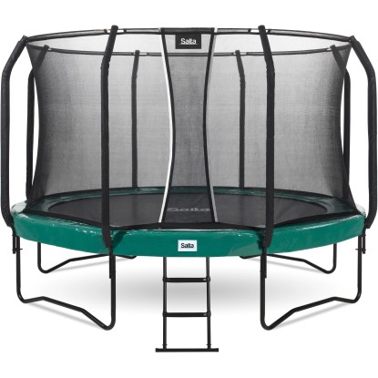 Salta Trampolin First Class Schwarz-Grün Ø 305 cm inkl. Leiter