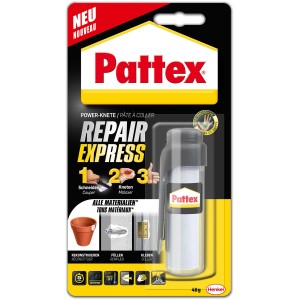 Pattex Power-Knete Repair Express, 48g, pour réparer, coller, remplir et sceller.