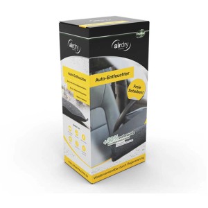 Thomar Airdry Classic Luftentfeuchter für Auto, wiederverwendbar, sorgt für freie Scheiben.