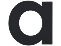 Alpertec Buchstabe a Schwarz
