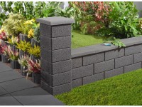 Kann Gartenmauer Normalstein Anthrazit (HxBxT) 20 x 50 x 25 cm Kann Gartenmauer Normalstein Anthrazit (HxBxT) 20 x 50 x 25 cm