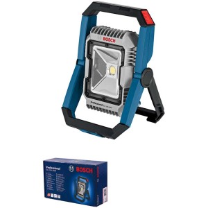 Faretto da lavoro a batteria Bosch Professional GLI 18V-1900 senza batteria, con confezione.