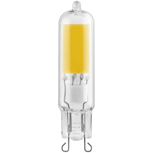 Osram LED Lampe PIN G9, warmweiß, klar, 1,8W. Kompakte Stiftform für stimmungsvolle Akzente.