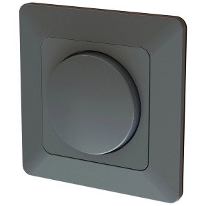 Max Hauri LED dimmer rotativo priamos, antracite, per scatole da incasso.