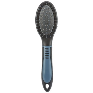 Brosse pour chien Trixie, double face, 5x19cm, avec manche en plastique pour le soin du pelage.