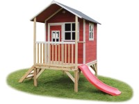 Exit Spielhaus Loft 300 Holz Rot