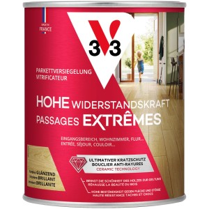 Sigillante per parquet lucido e incolore (750 ml) per pavimenti in legno interni resistenti.