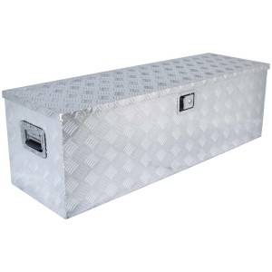 Aluminium Transportbox VT165 für Reise & Transport, abschließbar mit Tragegriffen.