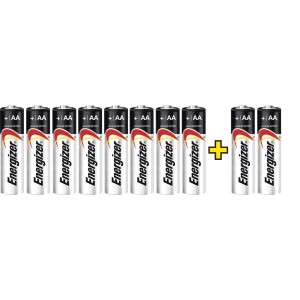 Energizer AA Batterie, confezione da 12 alcaline LR06, 1.5V