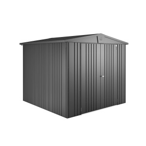Abri de jardin Biohort Europa, gris foncé métallisé, 5.2 m², abri en métal.