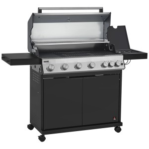 Jamestown Barbecue gas Kane 6 bruciatori griglie modulare 135 x 53 x 48 cm
