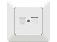 Unterputz-Netzwerk Priamos 1 x RJ45 Kat. 6 ungeschirmt IP20 Weiss Gr. 1 x 1 Unterputz-Netzwerk Priamos 1 x RJ45 Kat. 6 ungeschirmt IP20 Weiss Gr. 1 x 1