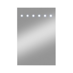 Specchio luminoso rettangolare in cristallo Sunlight 40x60 cm con illuminazione LED per bagno.