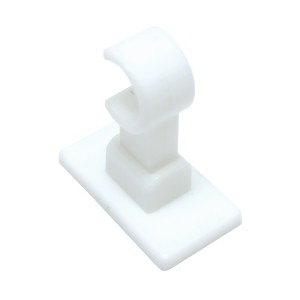 Support Gardinia blanc pour tringles à café California, Ø 12 mm.