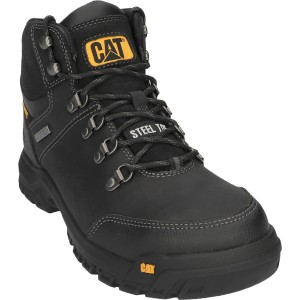 Chaussure de sécurité noire Cat Framework S3, taille 40, idéale pour un environnement de travail sûr.