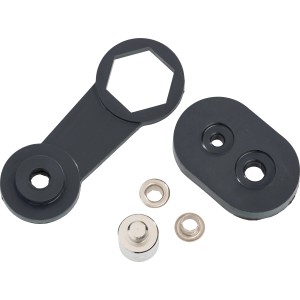 Occhielli grigi 4 mm x 7,5 mm, 150 pezzi, con strumento per il fissaggio, per fai da te e artigianato.