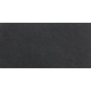 Piastrella per pavimento in gres porcellanato nero Questo due, 60,4x30 cm, effetto pietra opaca per interni.
