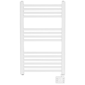 Radiateur de salle de bain blanc Eurom Sani, 600 W, avec panneau de commande numérique. Radiateur pour salle de bain.