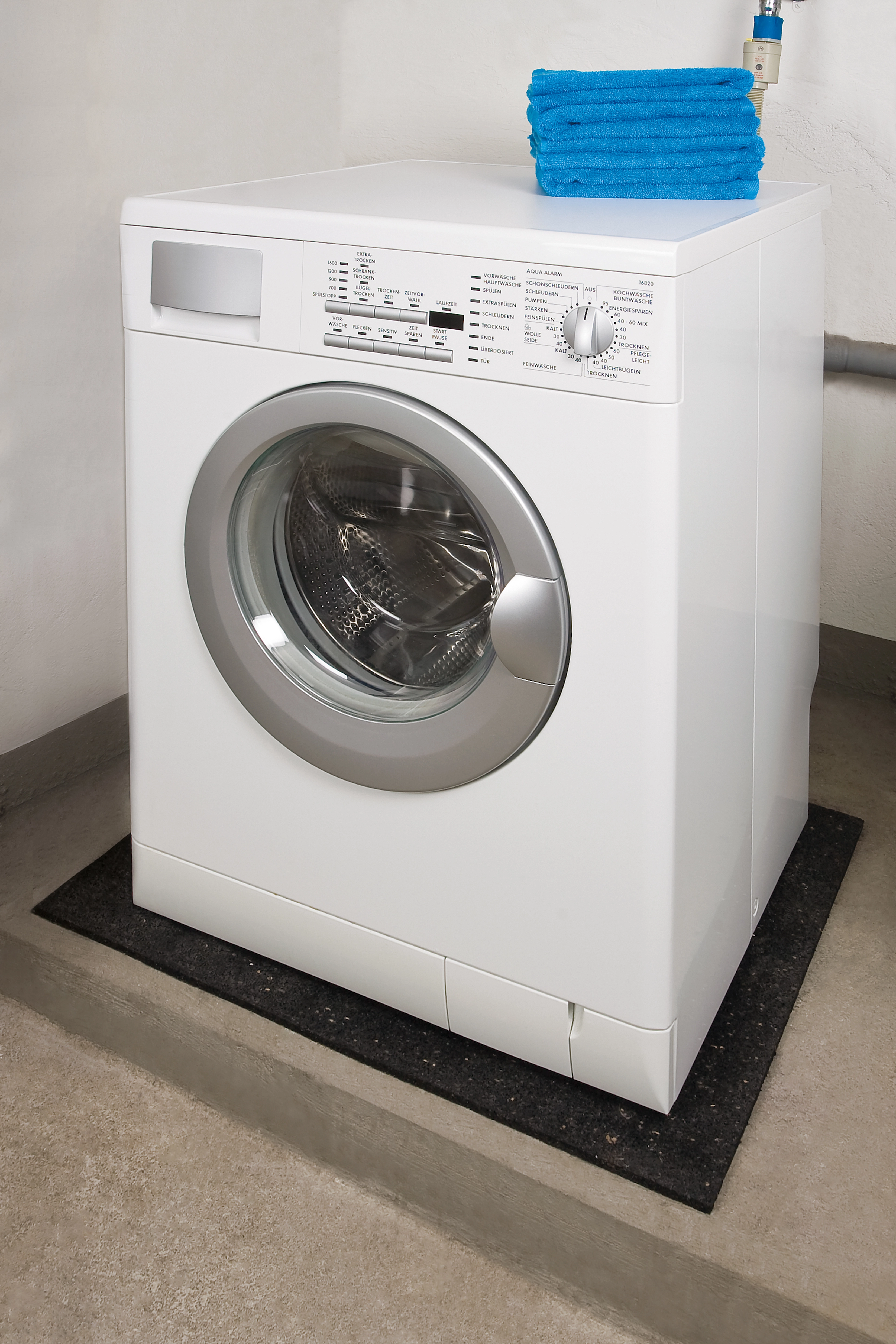 Waschmaschinen-Unterlage Regupol 6510G Schwarz 60 x 60 cm / Stärke 1 cm  kaufen bei OBI