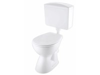 Baliv Stand-WC-Set Keramik mit WC-Sitz Weiss Baliv Stand-WC-Set Keramik mit WC-Sitz Weiss