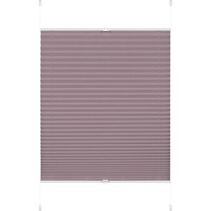 Store plissé Gardinia Easy Fix rose nacré (50x130cm) pour fenêtre.