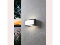 Eglo LED-Aussenwandleuchte Camarda Anthrazit-Weiss 11 x 22 cm / 1'200 lm