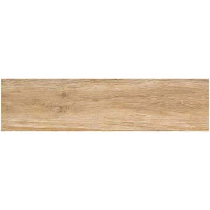 Piastrella in gres porcellanato Vabene Oak Cream, 90x22,5 cm, effetto legno