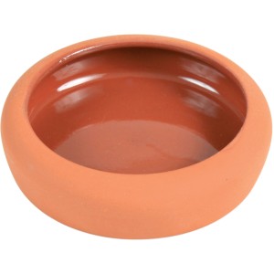 Ciotola in ceramica Trixie, 125ml, ø10cm, bordo arrotondato, ideale per piccoli animali.
