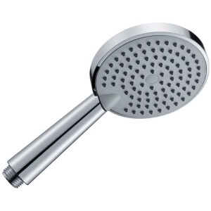 Pommeau de douche chromé Diaqua Aria 100 avec tête ronde et picots.