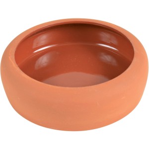 Gamelle en céramique Trixie, 250 ml, ø 13 cm, avec bord arrondi pour petits animaux.